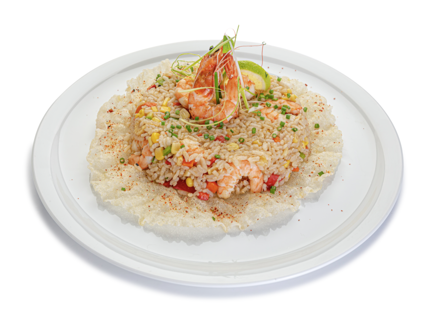 Riz cantonnais fruits de mer